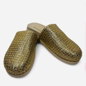 Kensie Paislee Raffia Mule Color Platino